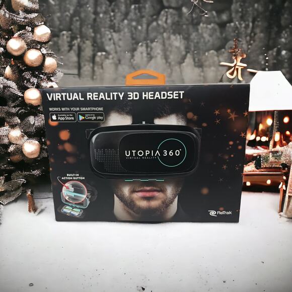 ReTrak Utopia 360 Virtual Reality 3D VR Headset for Smartphone iOS Android - Picture 10 of 10